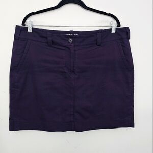 Nike Dri-Fit Tour Performance Purple Golf Skirt w Shorts Size 16